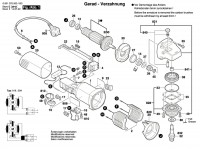 Bosch 0 601 375 06A GWS 660 Angle Grinder 110 V / GB Spare Parts GWS660